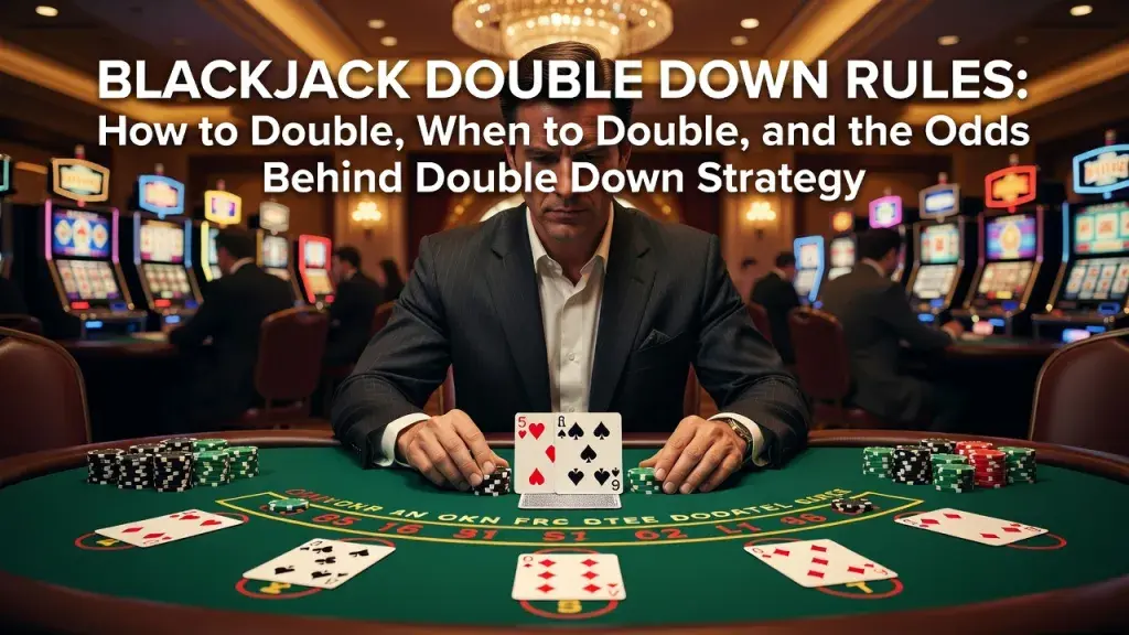 Blackjack Double Down Rules: How to Double, When to Double, and the Odds Behind Double Down Strategy