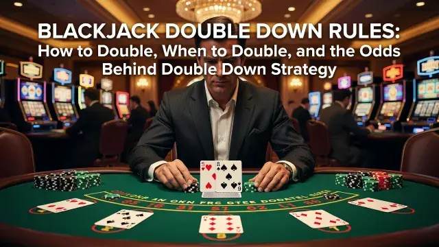 Blackjack Double Down Rules: How to Double, When to Double, and the Odds Behind Double Down Strategy