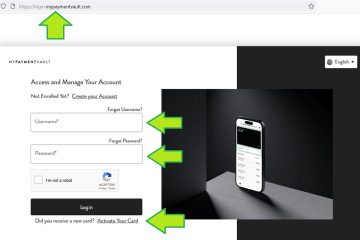 login mypaymentvault com activate check balance